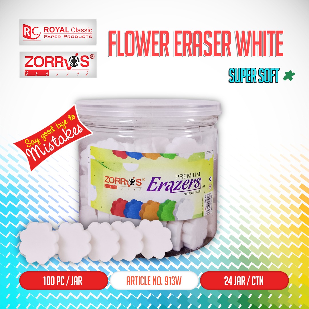 913 Flower White 100 Pcs Image