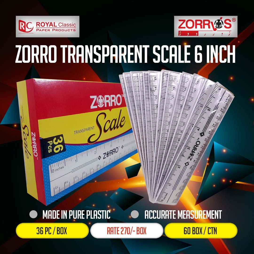 Transparent Scale 6 Inch Image